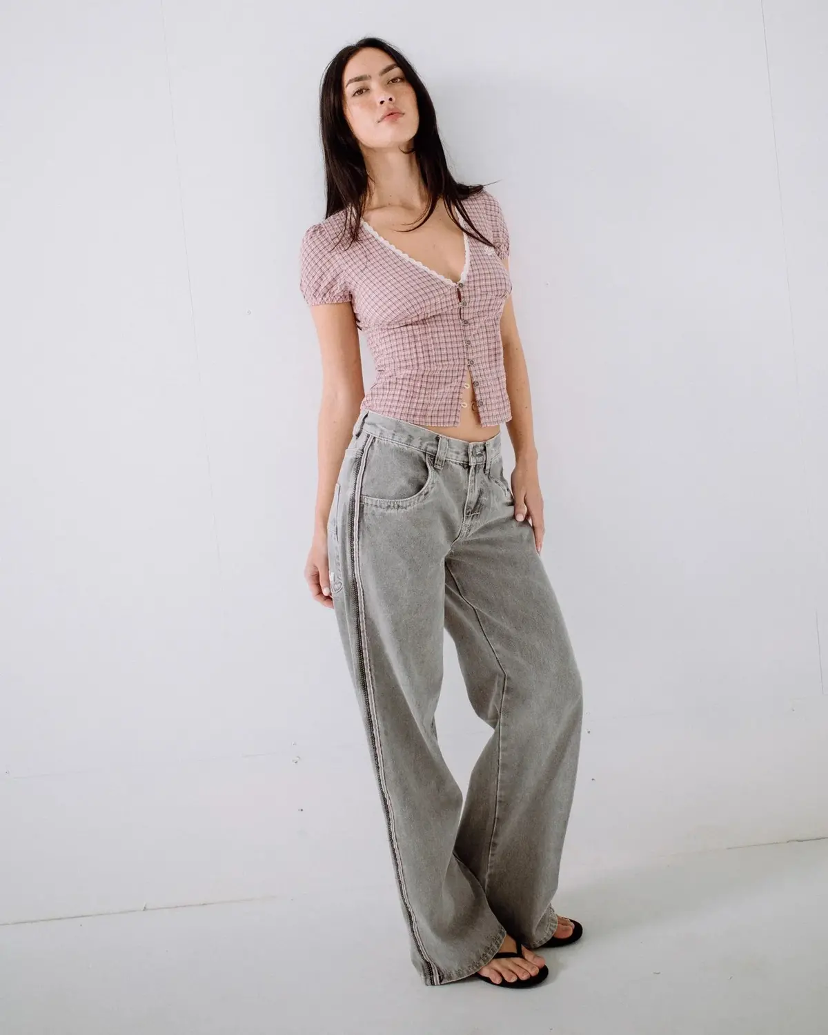 Rusty Flip Mommy Low Rise Baggy Jean 4