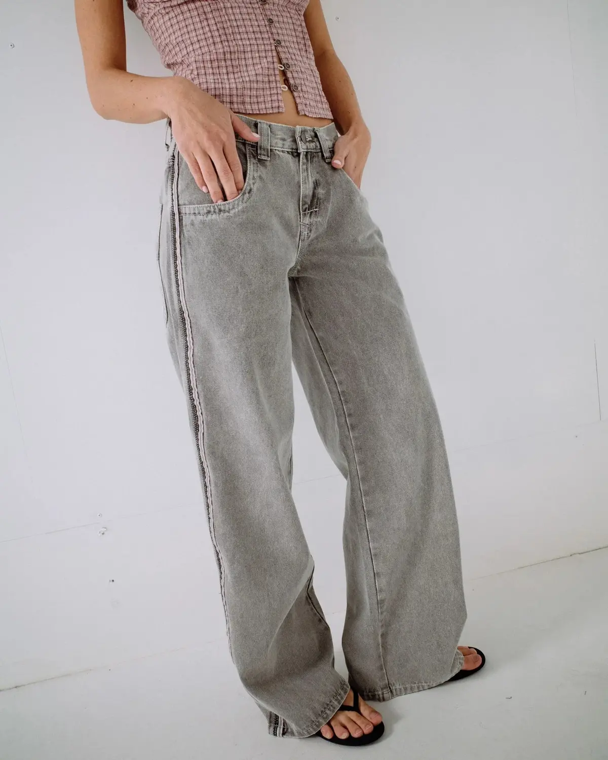 Rusty Flip Mommy Low Rise Baggy Jean 5
