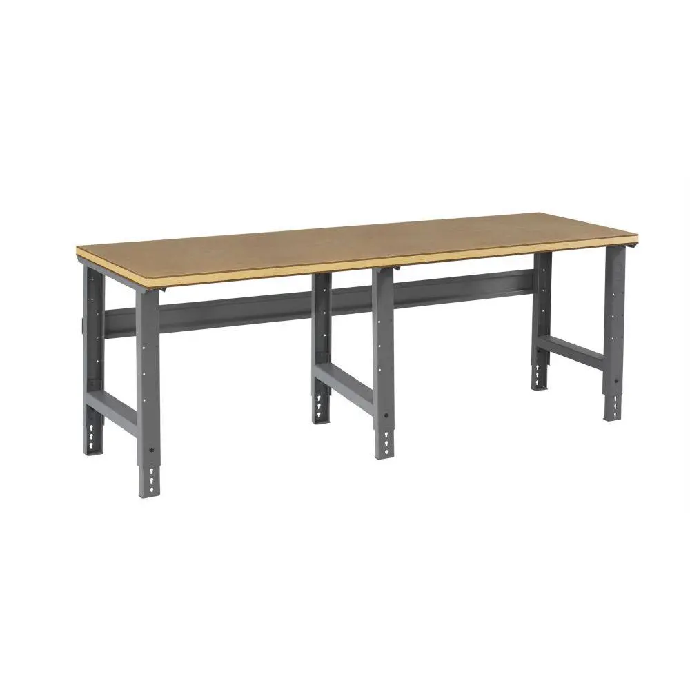 Compressed Wood Top Workbench W/ Adjustable Legs 1