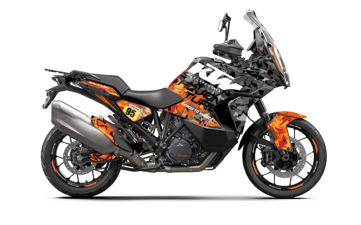 Ktm 1290 Super Adventure 2021-2024 Graphics - "Waypointer" (Flake Edition) 1