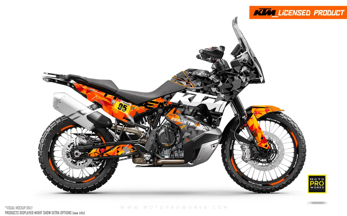 Ktm 790/890 Adventure R/S Graphics - "Waypointer" (Flake Edition) 1