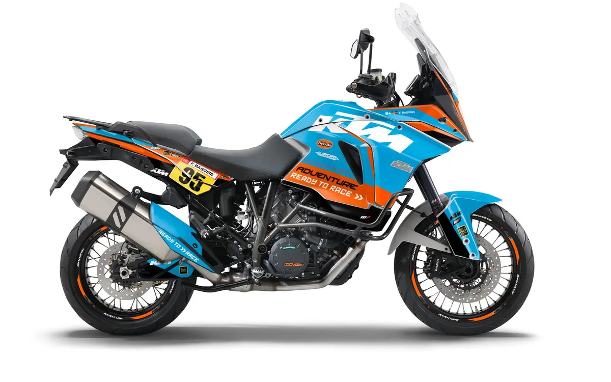 Ktm 1290 Super Adventure 2015-2016 Graphics - "Waypointer" (Ocean) 1