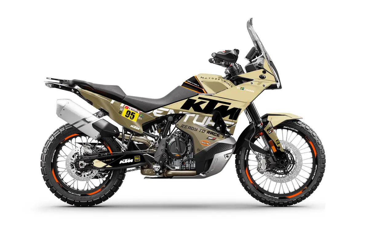 Ktm 790/890 Adventure R/S 2023-2024 Graphics - "Waypointer" (Sand) 1