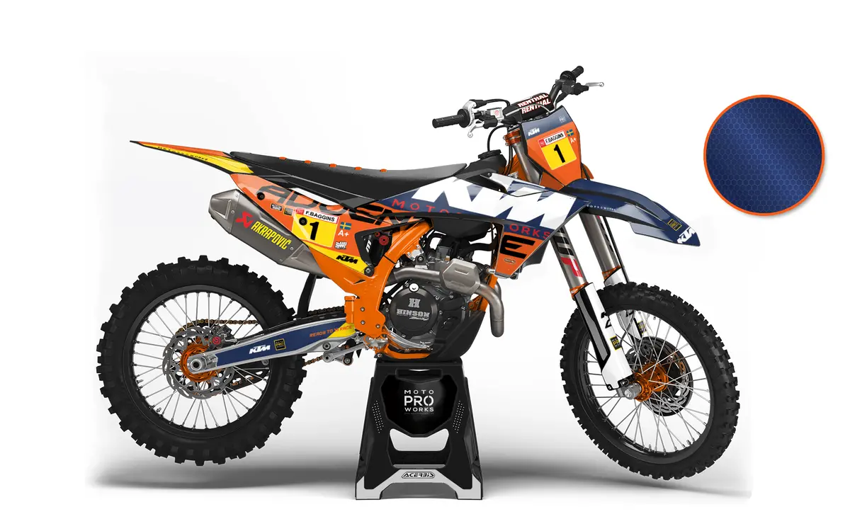 Ktm Sx / Sx-F Graphics - "Waypointer" (Dawn/Honeycomb) 1