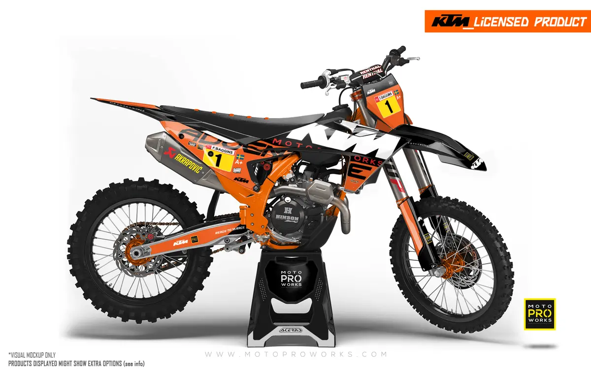 Ktm Xc / Xc-F / Xc-W Graphics - "Waypointer" (Midnight) 1