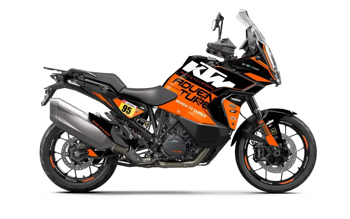 Ktm 1290 Super Adventure 2021-2024 Graphics - "Waypointer" (Midnight) 1