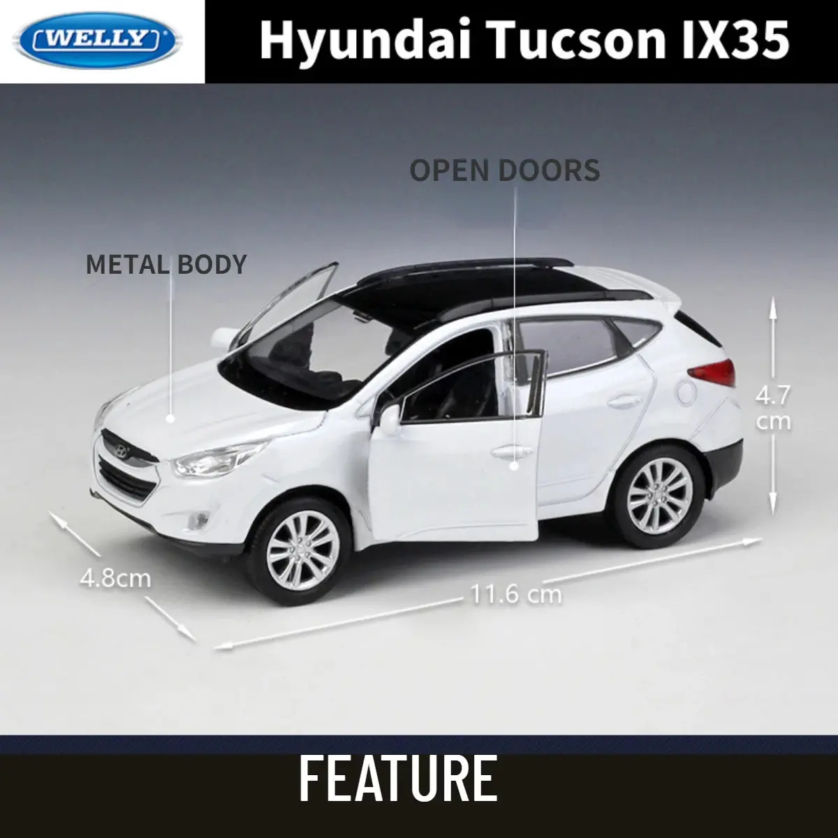Carro Colecionavel Hyundai Tuckson 1
