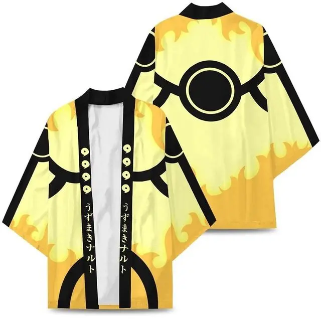 Kimono Curto Hokage- Naruto Cosplay 1