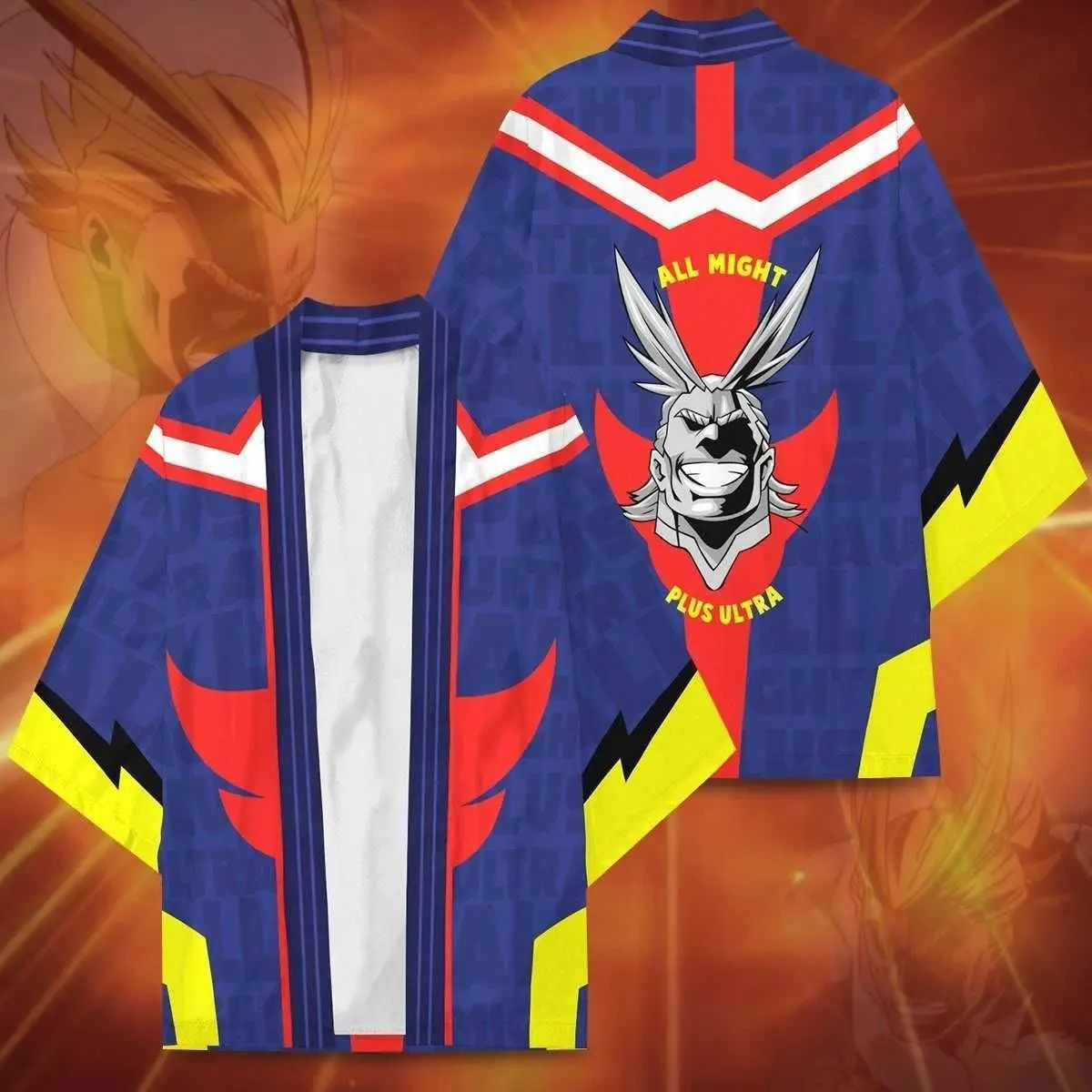 Kimono Curto All Might- My Hero Academy Cosplay 1