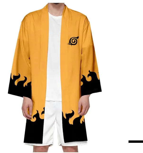 Kimono Capa Comprido Naruto Modo Kurama - Naruto Cosplay 1