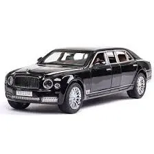 Carro Colecionavel Bentley Mouchamp F Preto Escala  1:24 1