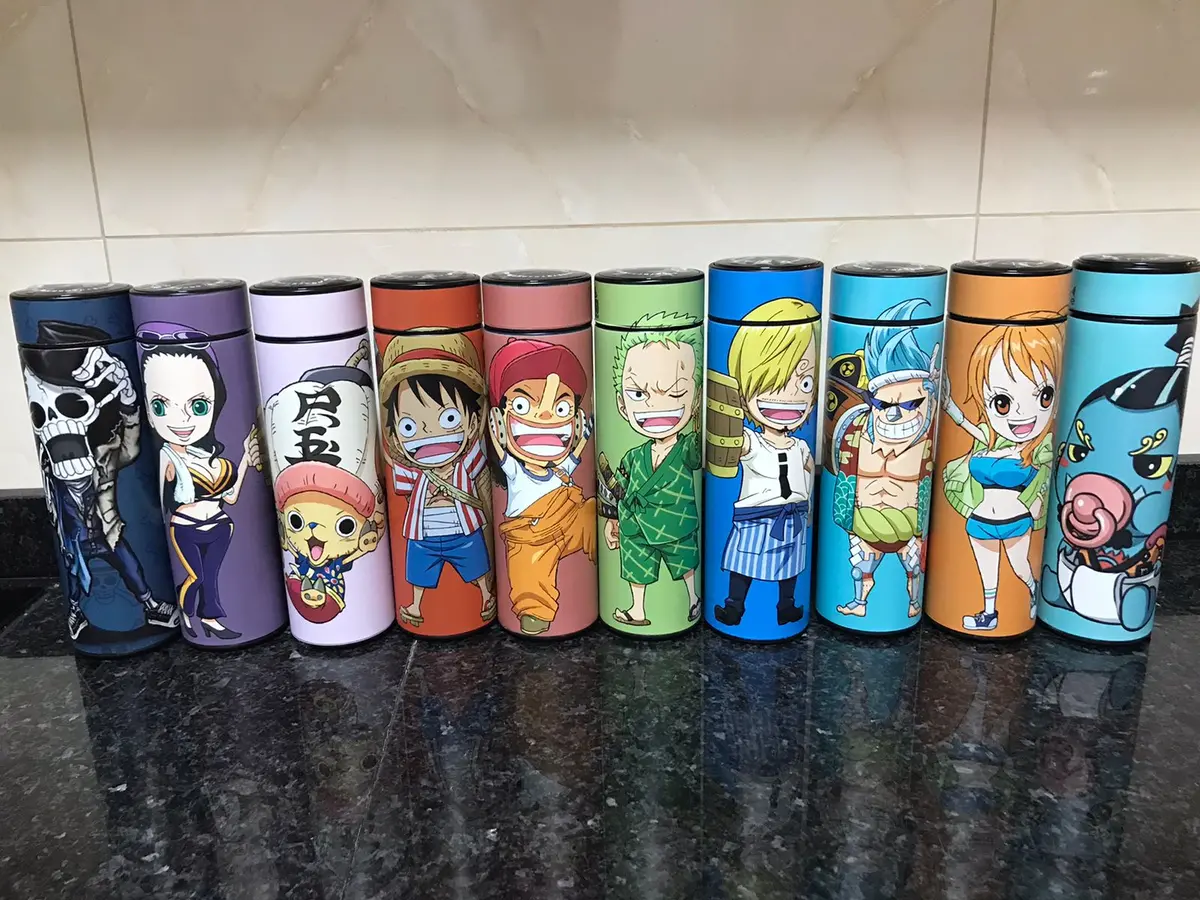Garrafas Térmicas Com Termômetro - One Piece 1