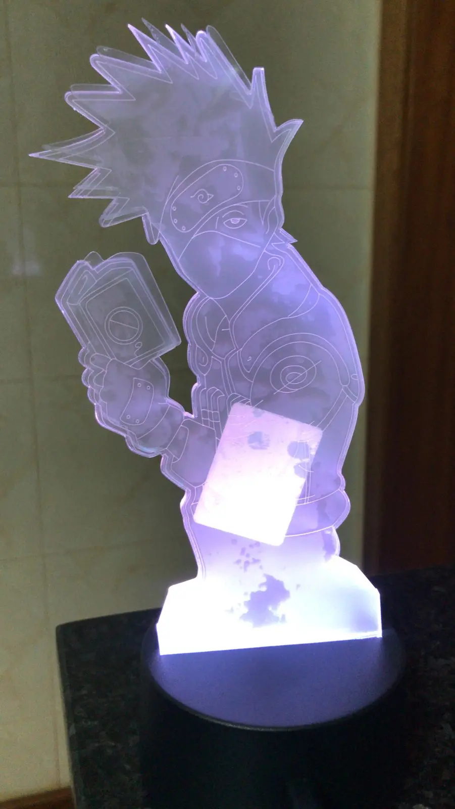 Lâmpada Led Em Acrilico  - Naruto 1