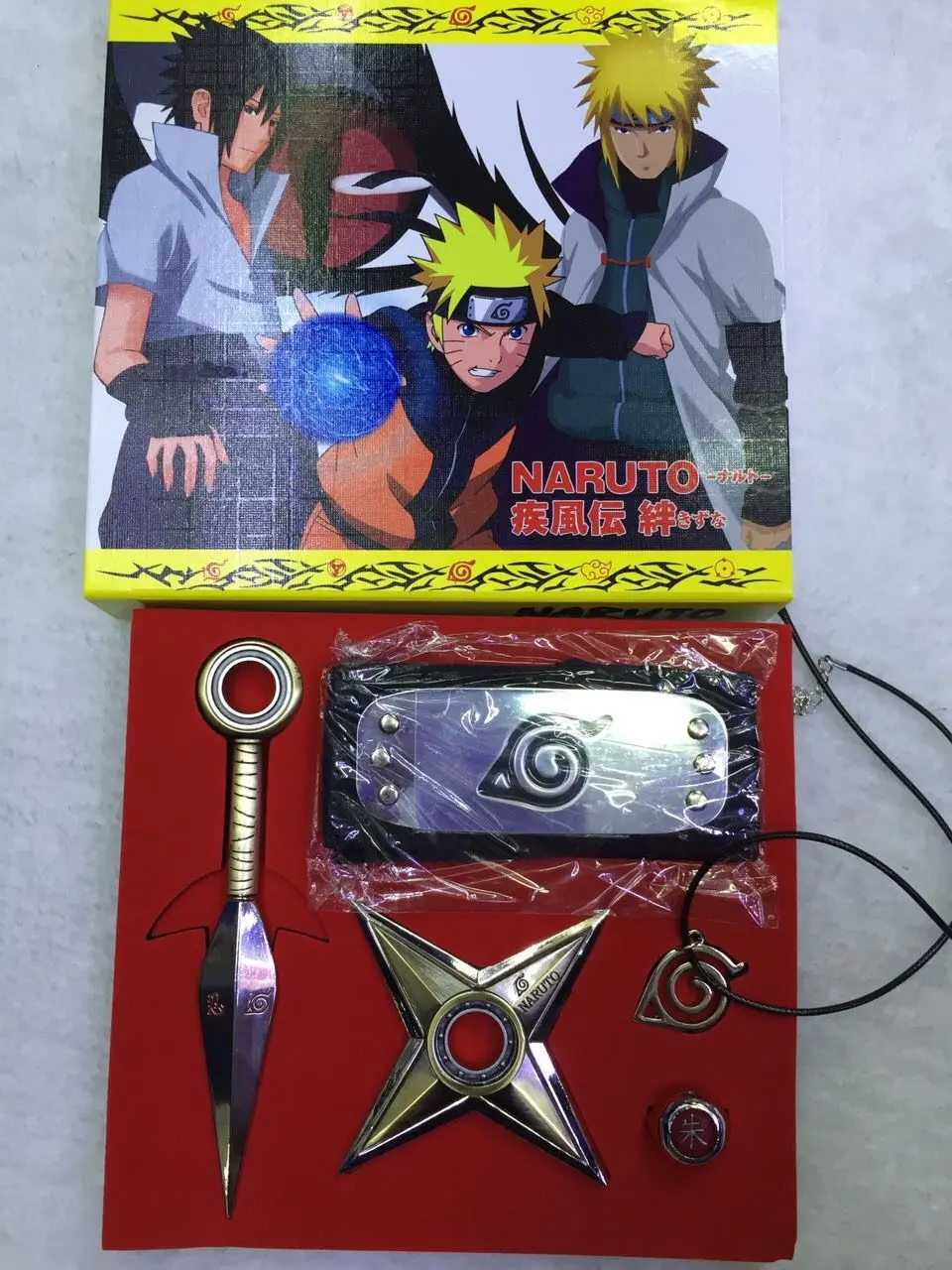 Caixa Com Acessórios Anime Naruto 1