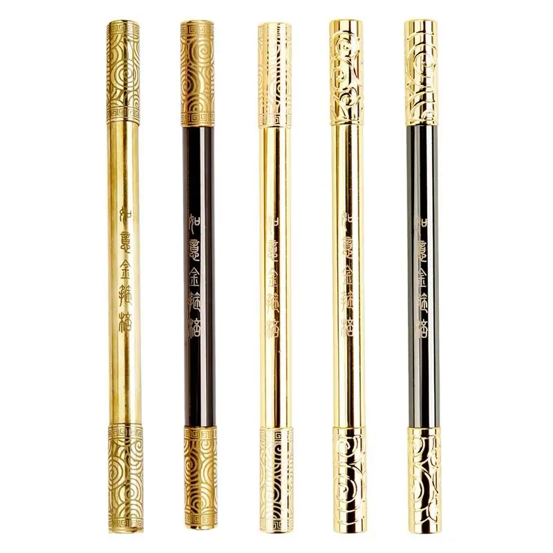 Caneta Esferográficas De Cudgel Dourado Com Caixa Presente 1