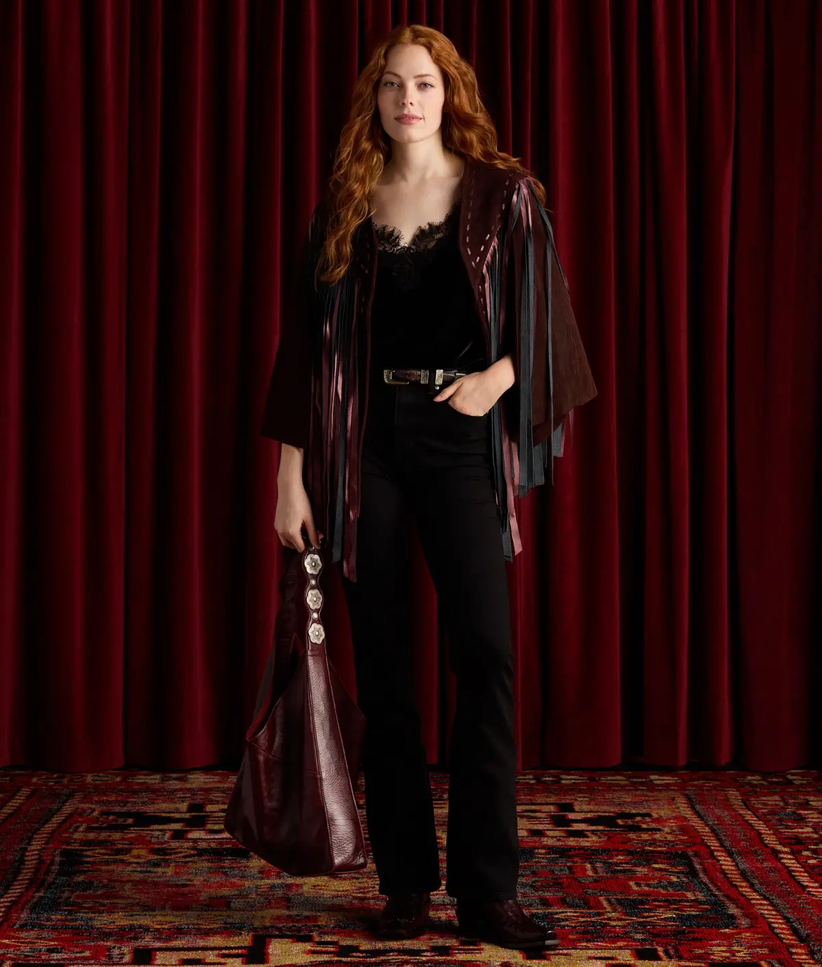 Women's Black Cherry Look 5 1