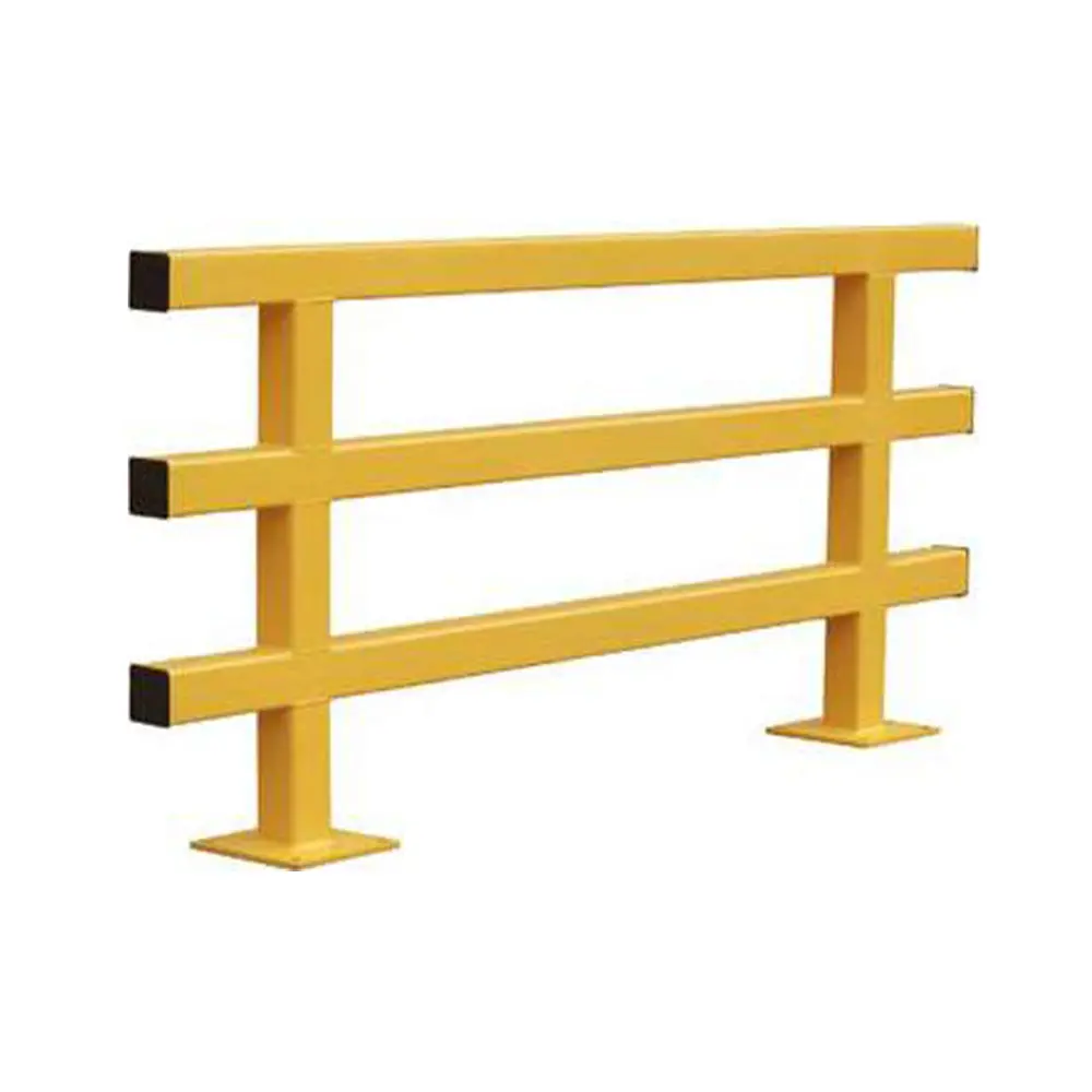 Protective Barriers - Triple Rail System, High-Impact Square Tubing 1