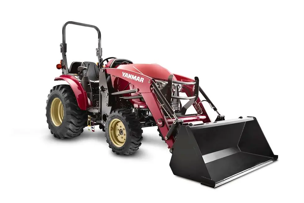 Yanmar Yt235 Compact Tractor W/ Front Loader 1