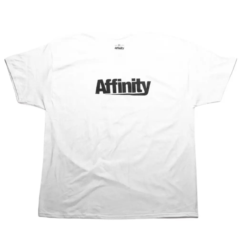 Affinity Basic White T Shirt 1