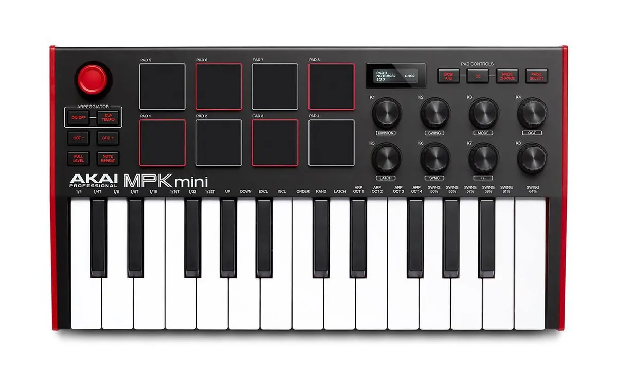 Akai Professional Mpk Mini Mk3 - 25 Teclas Software Incluido - Novo 1