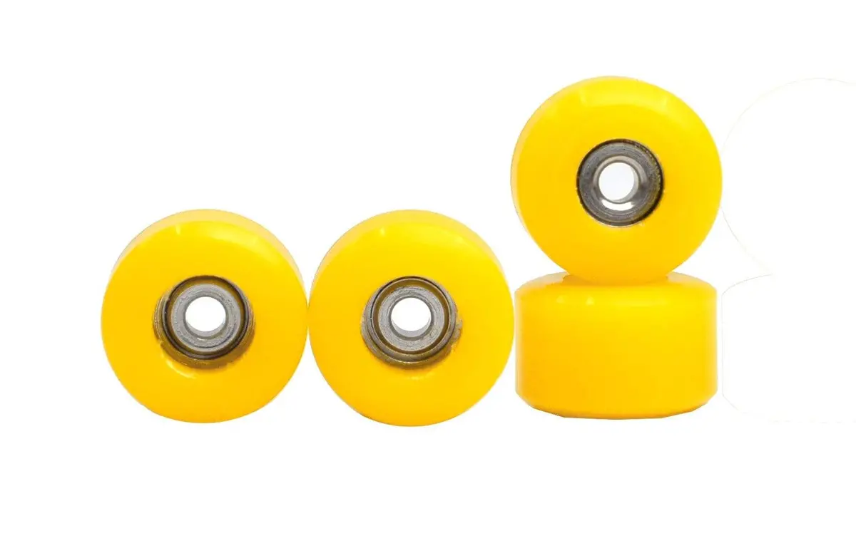 Apex New Street Wheels - 71D Urethane - Ultraspin Bearings - "Banana Yellow" 1