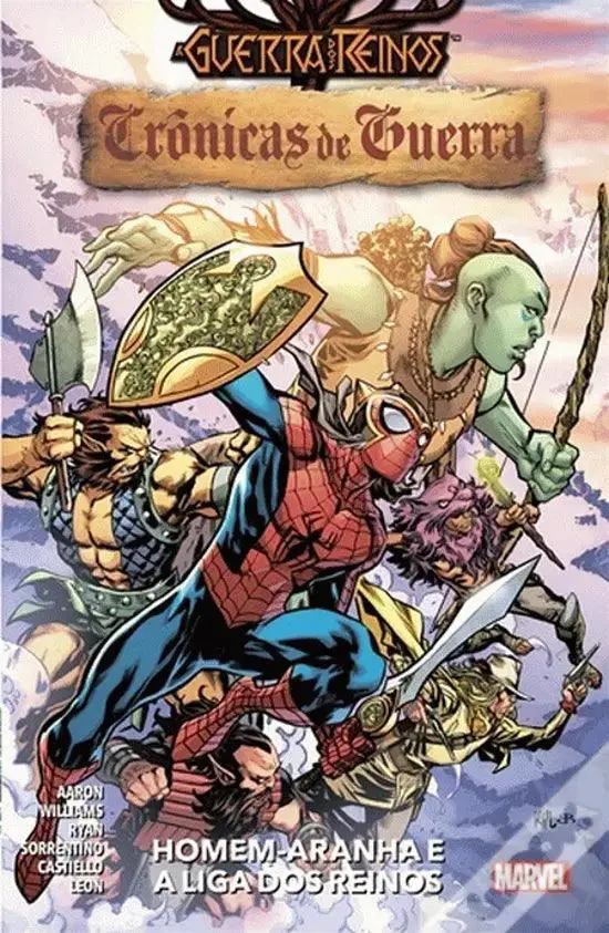 A Guerra Dos Reinos : Crônicas De Guerra Vol. 03 Homem-Aranha E A Liga Dos Reinos Marvel 1