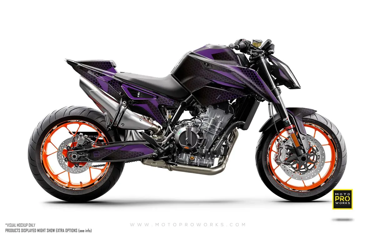 Ktm 790/890 Duke Graphics - "Arcane" (Purple) 1