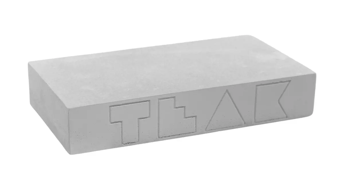 Monument Series Concrete - "Big Slab" Manual Pad - 5.5" Wide, 3" Long - Sterling Gray Colorway 1