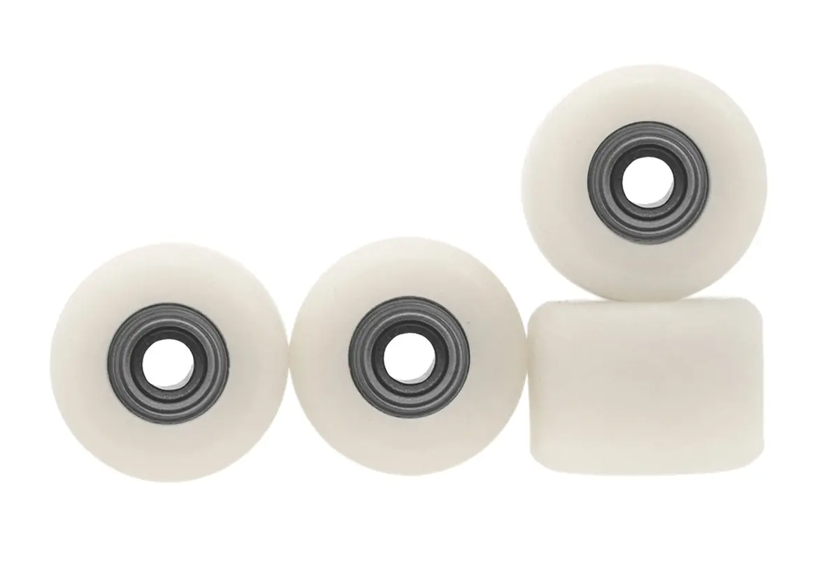 Apex Shorty 61D Urethane Wheels - Abec-9 Bearings - Cream Colorway 1