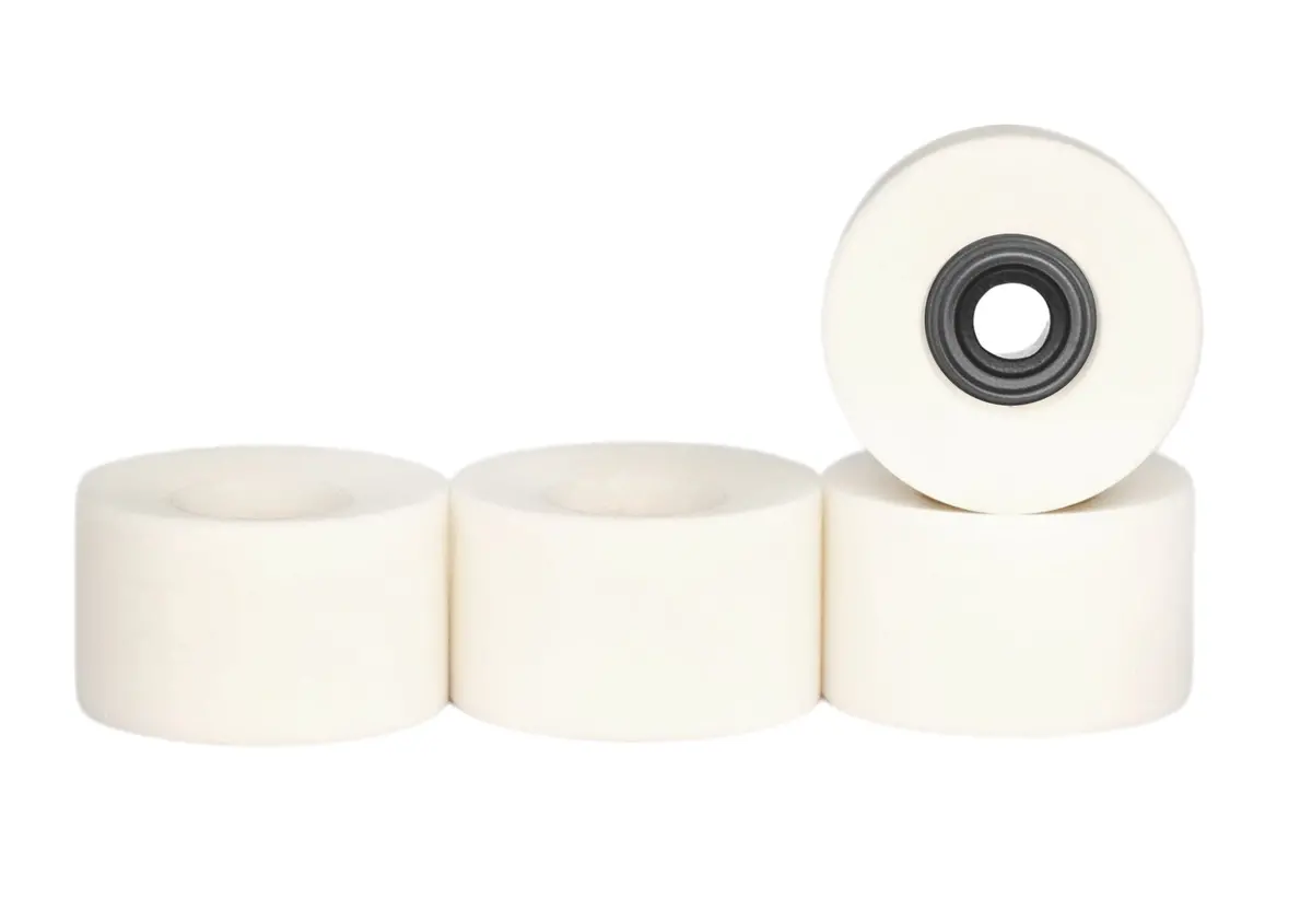 Apex Cruiser Wheels - 71D Urethane - Abec-9 Bearings - "Cream" 1