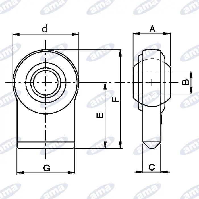 Category 2 Weld-On Lift Arm End 2