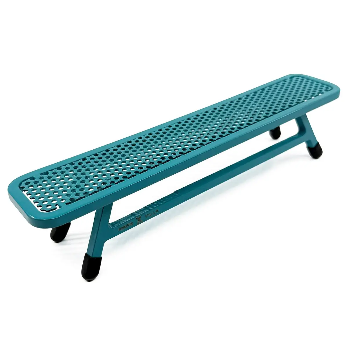 Teak X Grindright School Yard Fingerboard Bench - 10 Inches - Limited Edition Teak Teal Colorway 1