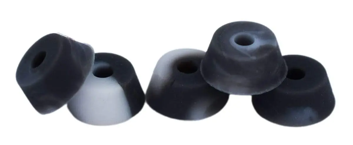Bubble Bushings Pro Duro Series - Multiple Durometers - Gray And White Swirl 1