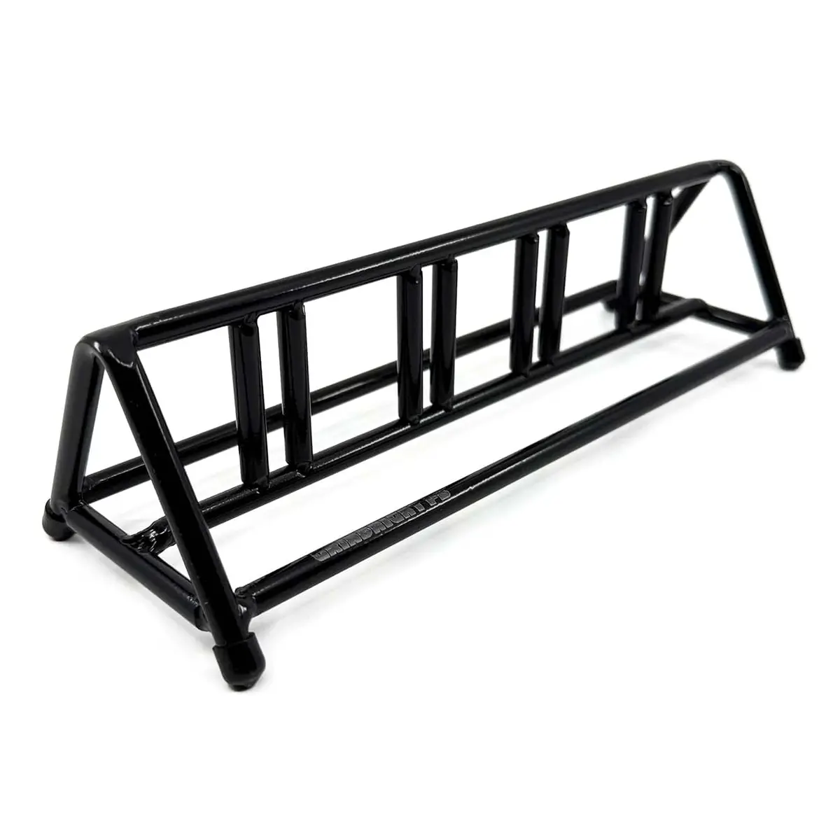 Grindright Realistic Bike Rack Fingerboard Rail - 8 Inches - Black Edition 1