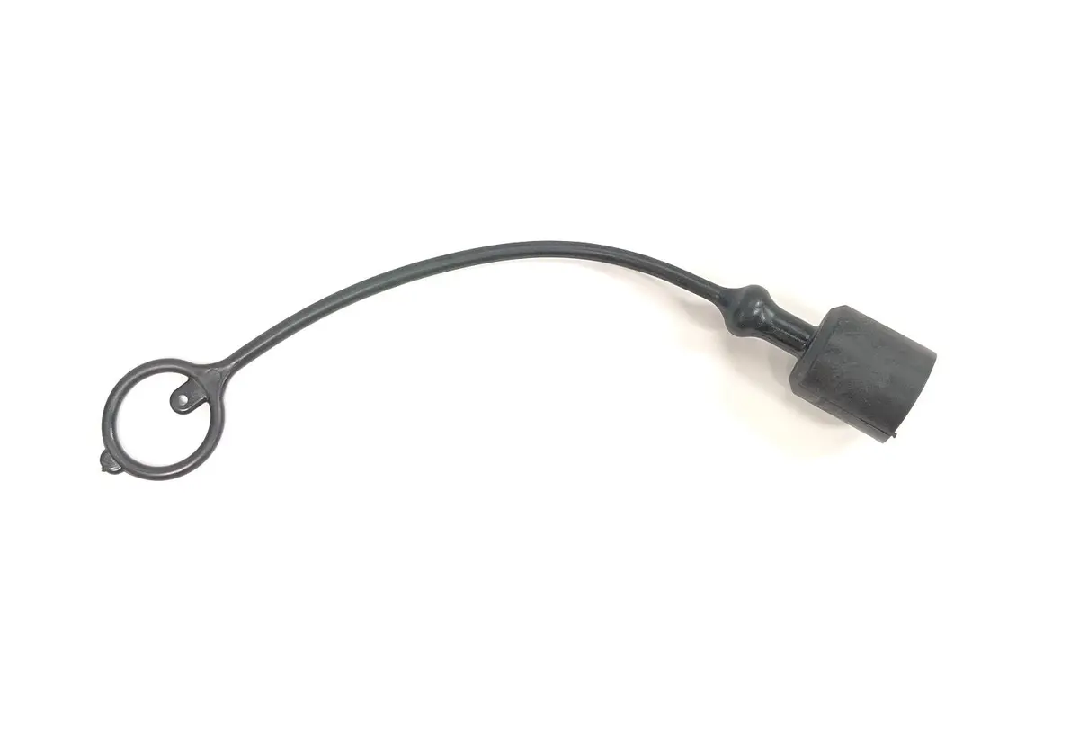 1/2" Female Dust Cap For Male Quick Coupler - Black 1