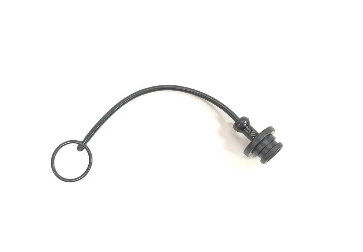 1/2" Male Dust Cap For Female Quick Coupler - Black 1