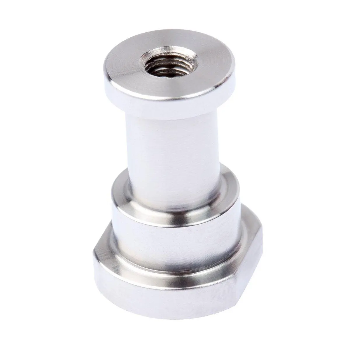 Blsa 5/8" Light Stand Adapter Mount With Female Threaded Top-Bottom 1