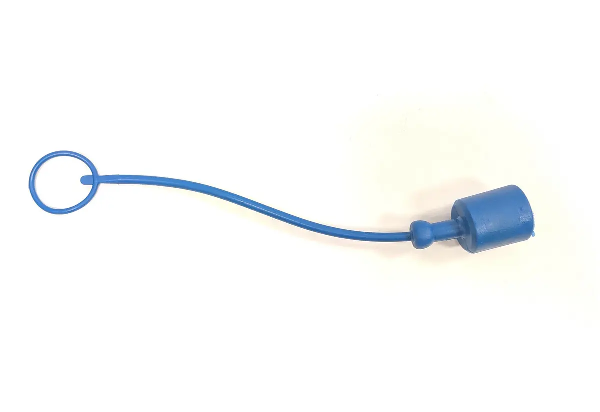 1/2" Female Dust Cap For Male Quick Coupler - Blue 1