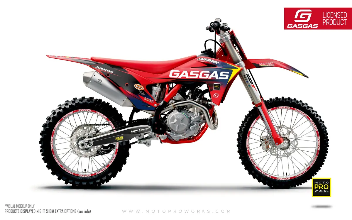 Gasgas Mc/Ec Graphics - "Fmx4ever" (Blue) 1