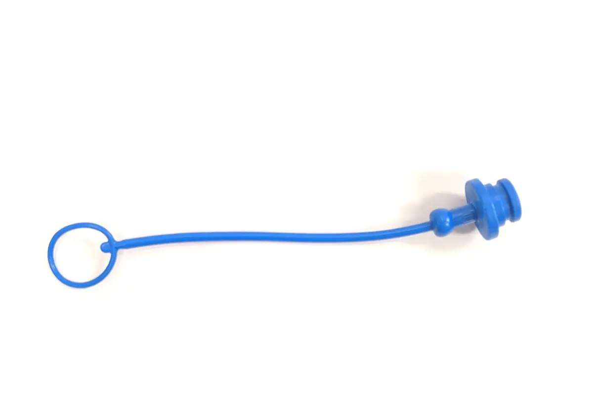 1/2" Male Dust Cap For Female Quick Coupler - Blue 1
