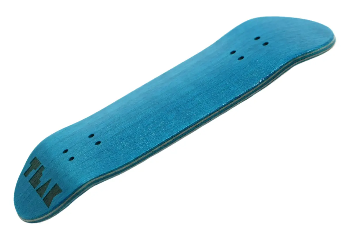 Prolific Wooden 5 Ply Fingerboard Deck 34X95mm - Teak Teal - With Color Matching Mid Ply 1