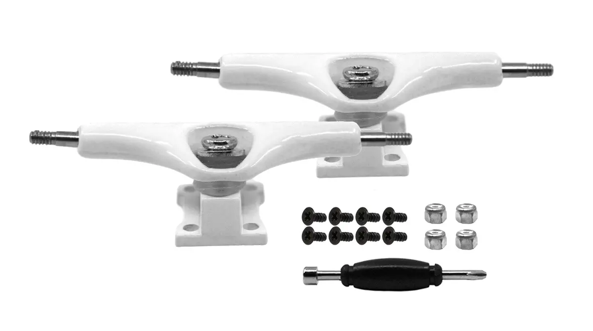 Prodigy Swerve Trucks, 34Mm - White Colorway 1