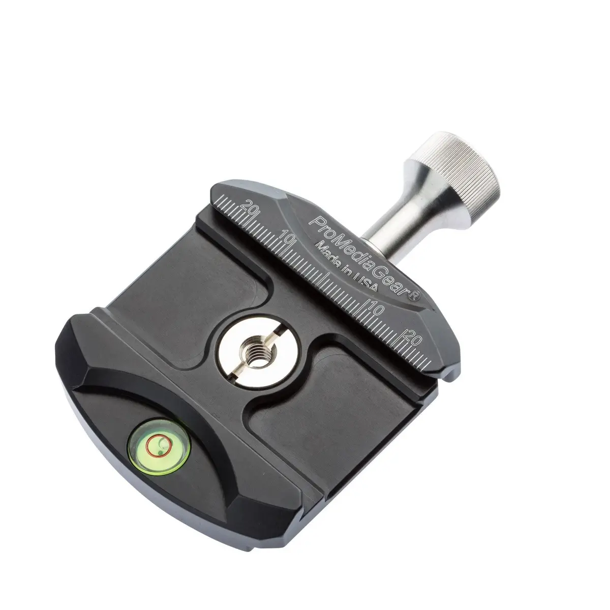 C60 Arca-Swiss Qr Clamp W/ 1/4" Thread & Bubble Level 1