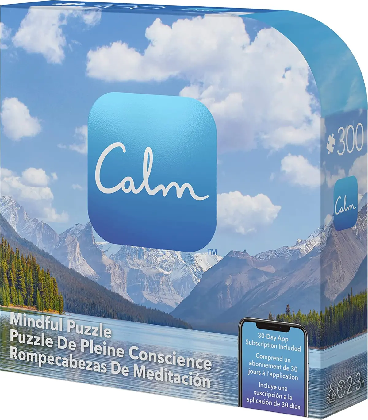 Puzzle Calma De 300 Peças Para Relaxamento, Alívio De Estresse Jasper Lake 1