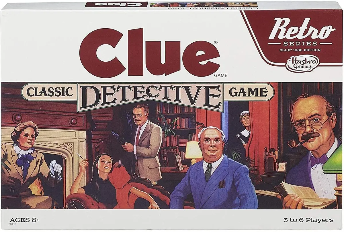Retro Series Jogo Clue Detetive 1986 Edição 1