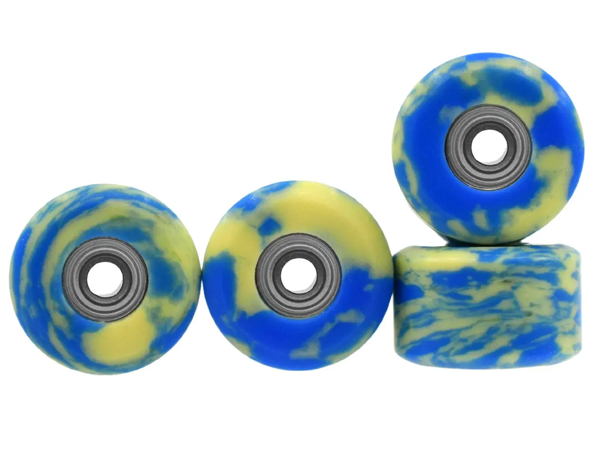 Apex New Street Wheels - 65D All Terrain Polymer - Abec-9 Bearings - "Sundaze Swirls" 1
