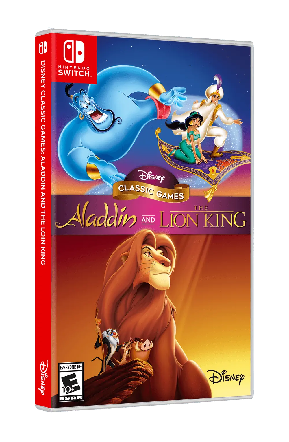Aladdin E Rei Leão -Nintendo Switch Novo 1