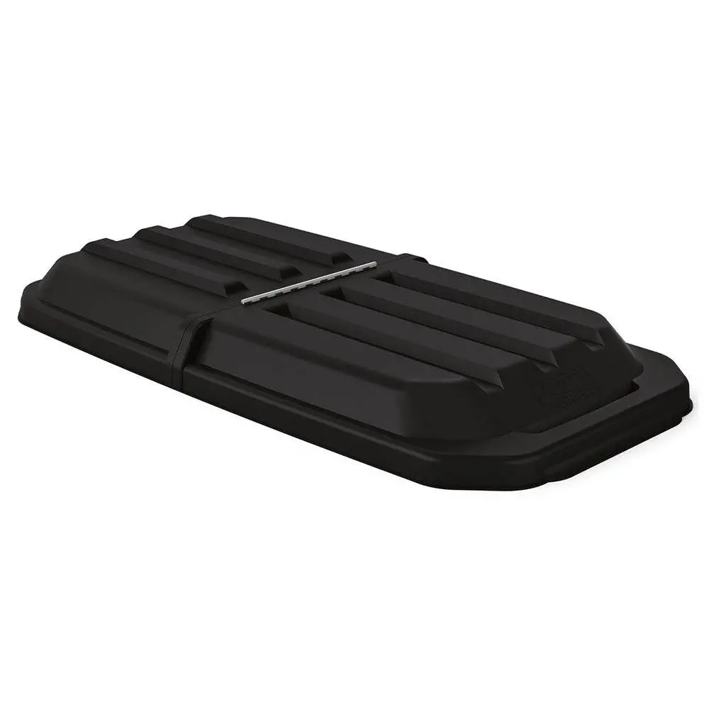 1 Cubic Yard Tilt Truck Lid, Black 1
