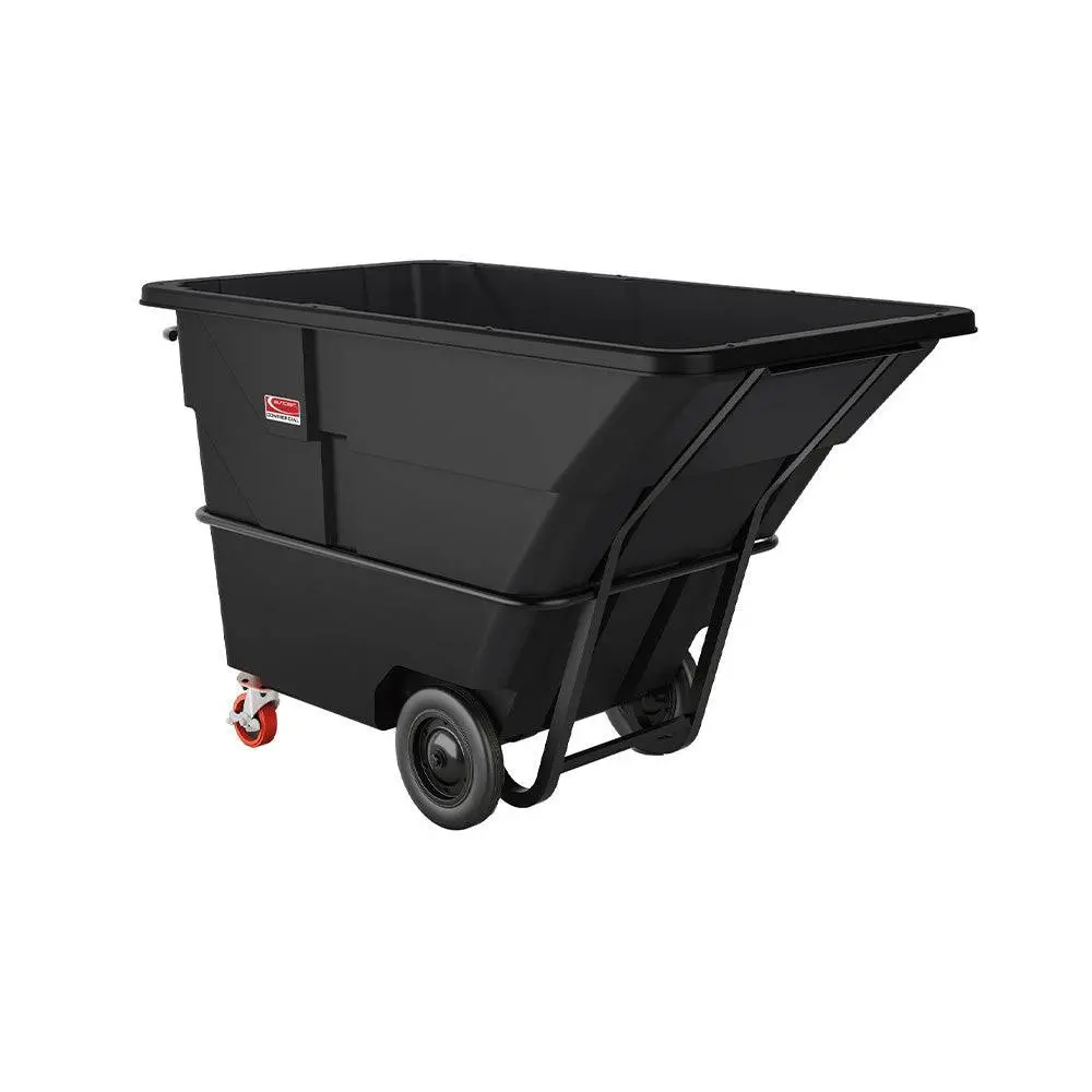 2 Cubic Yard, Heavy Duty Tilt Truck, Black 1
