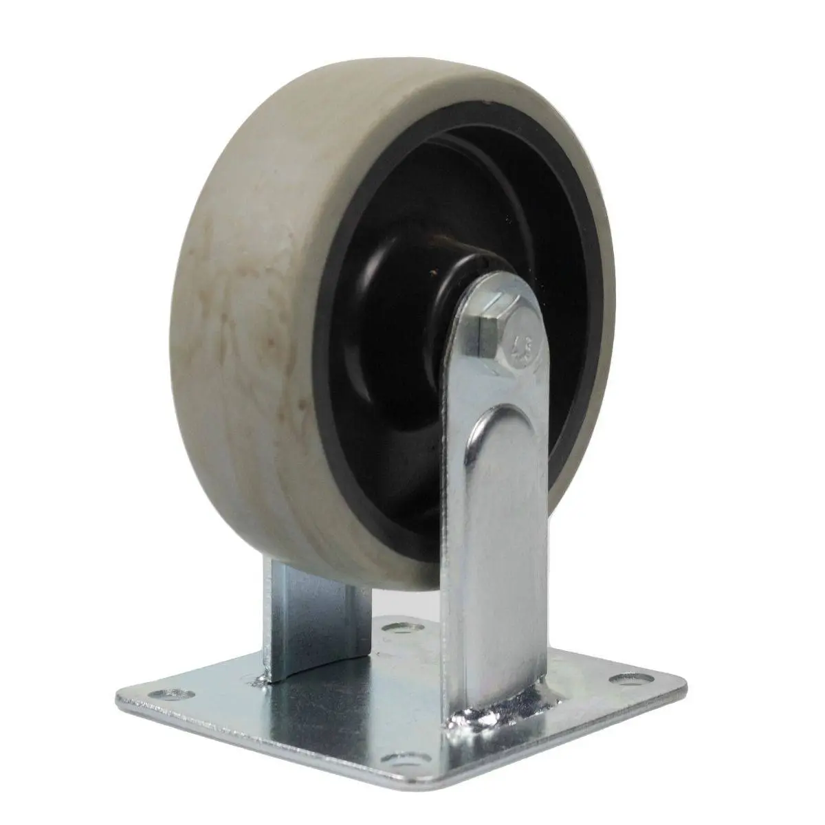 5" Fixed Standard Duty Utility Cart Replacement Caster, 2 Pack 1